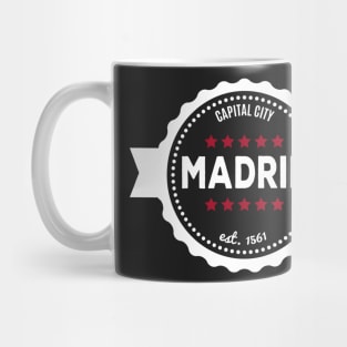 Madrid capital city Mug